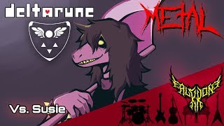 DELTARUNE - Vs. Susie 【Intense Symphonic Metal Cover】 Resimi