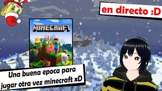 Jugando minecraft hardcore mientras escucho musica recomendada :D #vtuber #minecraft #gameplay