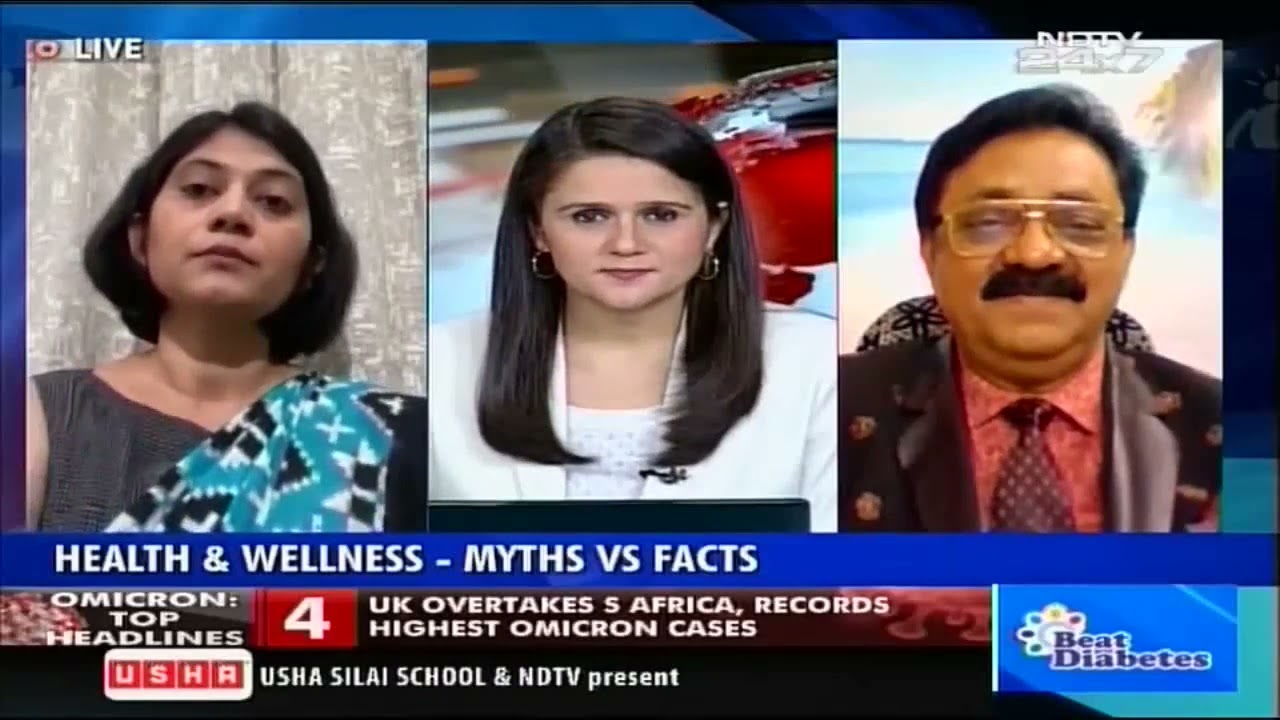 Dr Sybal Dbritto on NDTV 24X7 Health and wellness talk show YouTube