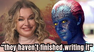 Rebecca Romjin (Mystique) Says “They Haven’t Finished Writing” Avengers: Doomsday