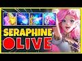 NEW CHAMPION SERAPHINE GAMEPLAY! ALL BUILDS, ROLES, ULTIMATE SKIN - League of Legends