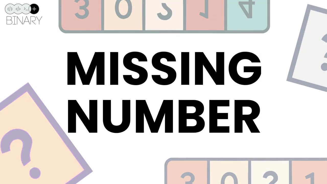 [Java] Missing Number - Leetcode 268 -- Illustrated! | Pattern Mastery
