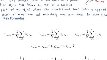 Center of Mass Part 1
