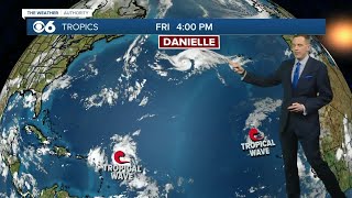 Tracking the Tropics: A look at Hurricane Danielle Friday, Sept. 2