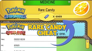 CITRA 3DS ANDROID - Rare Candy Cheat in ORAS