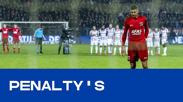 PENALTYSERIE | De volledige strafschoppenreeks bij Willem II - AZ