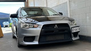 How to paint two tone colors Mitsubishi Evolution colour code :A31 and solid black by SATA MAN