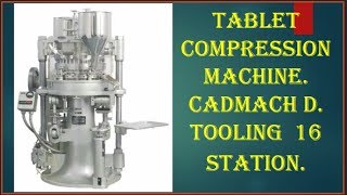 tablet compression machine (cadmach d tooling 16 station punching machine)