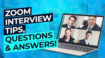 ZOOM Interview Questions & Answers! (Zoom Job Interview TIPS!)