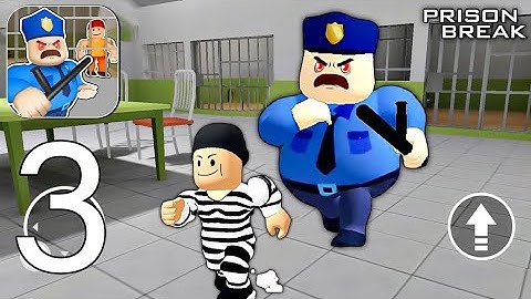 Obby Escape Prison Breakout! Gameplay Walkthrough Part 3 (Android, iOS)