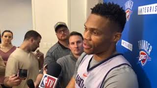 Russell Westbrook, Practice (April 14, 2018)