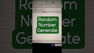 Excel RANDBETWEEN Formula | Random Number Generate in Excel 🎲🔥 #ExcelTips #Shorts