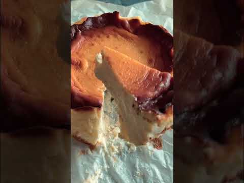 Tarta de Queso Estilo la Viña, fácil y siempre un éxito #shorts