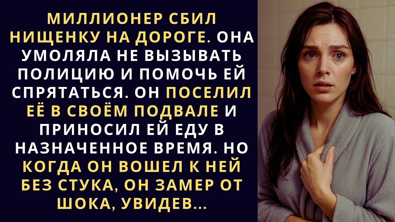 Миллионер сбил нищенку на дороге Она умаляла не вызывать полицию и помочь ей спрятаться...