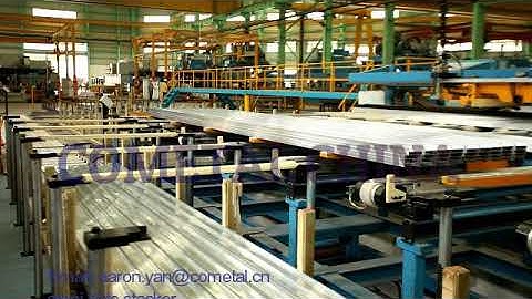 Cometal China semi automatic stacker- aluminum extrusion field