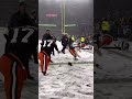 Absolute scenes at the end of Browns vs Steelers ❄️🥶  #BrownsvsSteelers | NFL UK