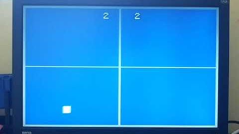 FPGA Lattice XP2 Simple PONG