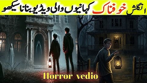 How to make Horror Story in English | Scary Video Kaise Banaye |Automation Full Course