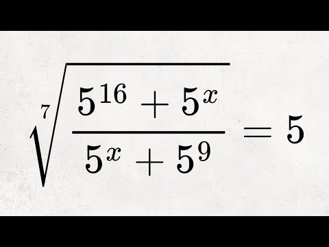 7th Root Can You Solve This Seventh Root Exponential Equation? - YouTube