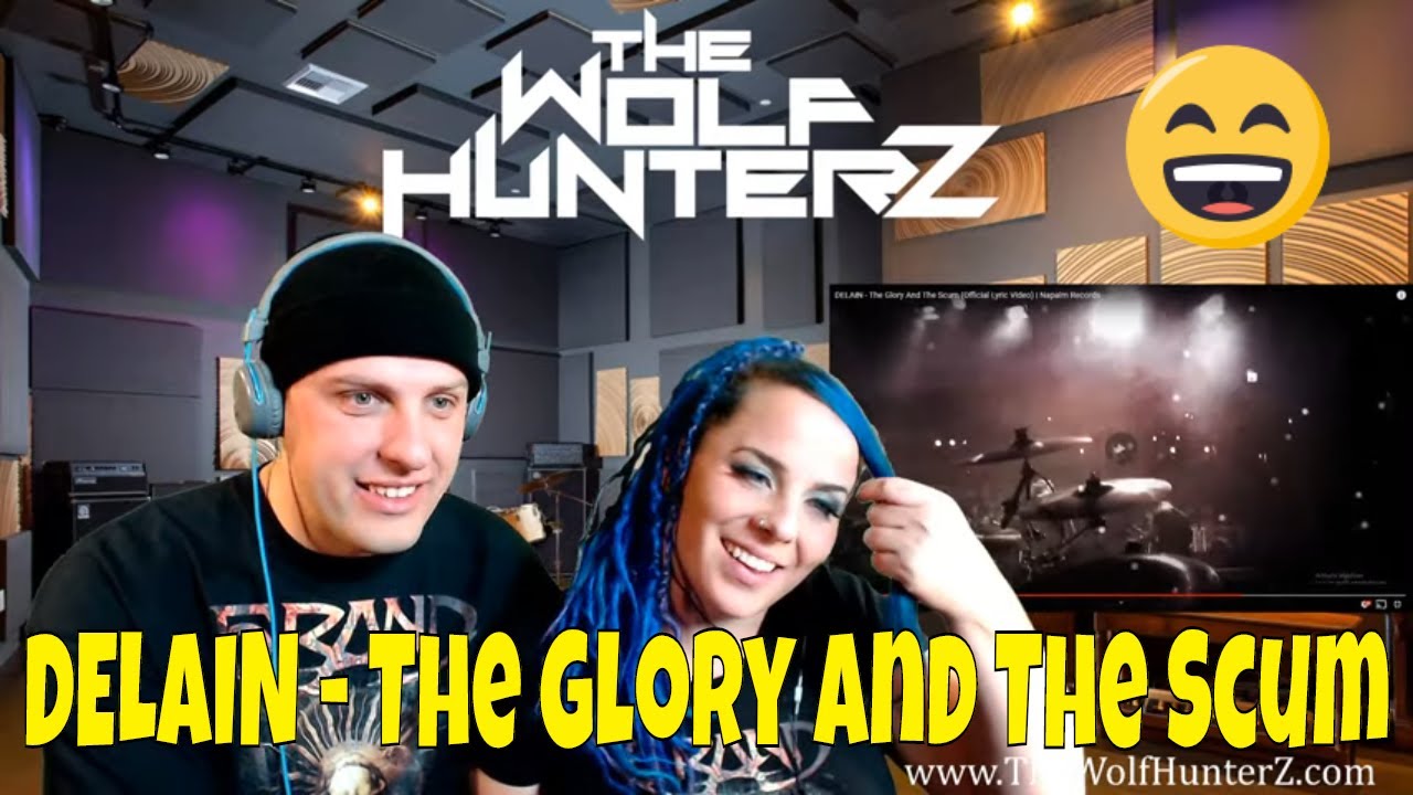 DELAIN - The Glory And The Scum (Official Lyric Video)  Napalm Records | THE WOLF HUNTERZ Reactions