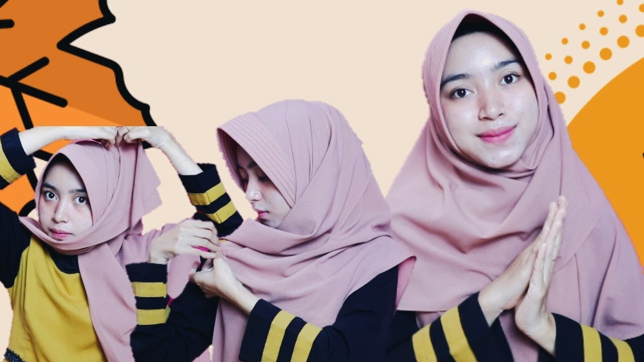 Tutorial Hijab Segi Empat Instan Variasi Simpel Untuk Pemula YouTube