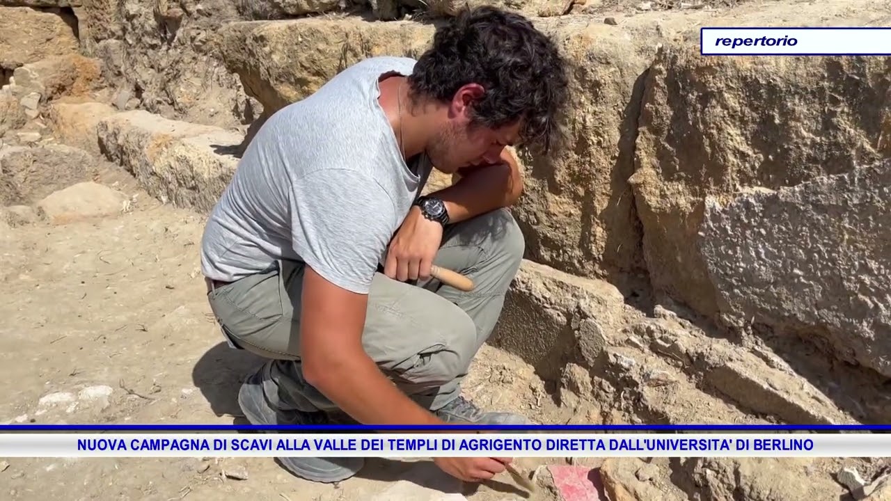 NUOVA CAMPAGNA DI SCAVI ALLA VALLE DEI TEMPLI DI AGRIGENTO DIRETTA DALL'UNIVERSITA' DI BERLINO