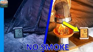 How to Make an Efficient Smokeless Winter Camp Heater
