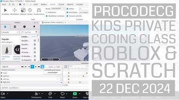 ProCodeCG Kids Private Coding Class - Flurin & Corsin - 22 Dec 2024