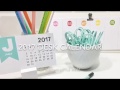 2017 Desk Calendar and Wooden Holder 2017 Desk Calendar and Wooden Holder