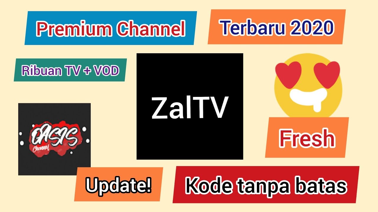 Update! Kode ZalTV Premium Channel Terbaru 29 April 2020