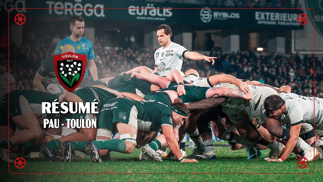 Le résumé de Pau / Toulon - Top 14 2025-26 (J16)