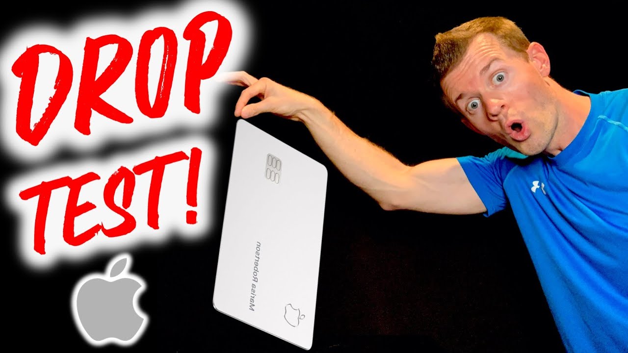 APPLE CARD DROP TEST!! (Metal Credit Card Drop Test) - YouTube
