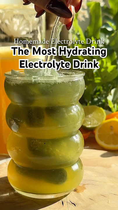 The best hydrating drink | Homemade Electrolyte Drink #electrolytes #hydrateyourself #shortsrecipe