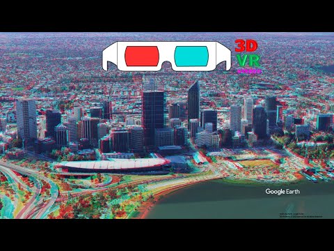 Australia, Perth ANAGLYPH, RED/CYAN, 3D RED/CYAN 3D, 3D ANAGLYPH ...