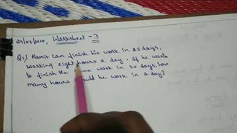 Chapter : 4, DAV, Direct and Inverse Variation.