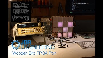 Learning Verilog: Wooden Bits Binary Clock FPGA Port