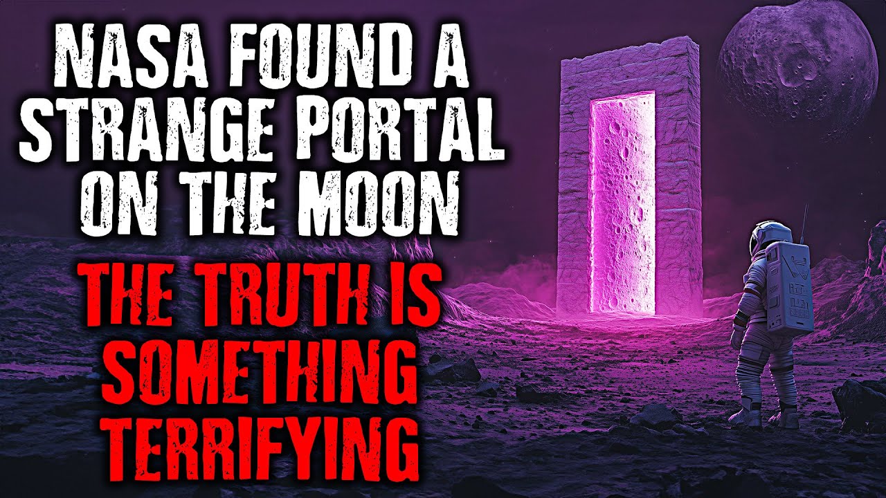 " NASA has found A STRANGE PORTAL on Moon...The truth is SOMETHING