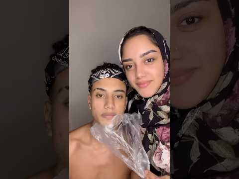 حلقت لزياد وعملتلو تنضيف بشره في ربع ساعه بس حولت شكلو خالص  1