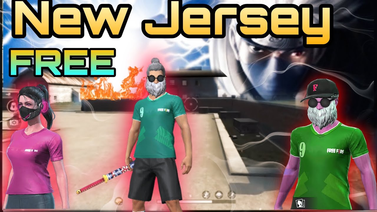 free fire best Jersey for free😃😃//free fireJersey event /Free