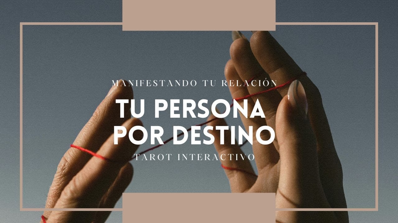 Tu persona por destino 🩷🦢 ¿Quién es? | Tarot Interactivo 🔮 - YouTube