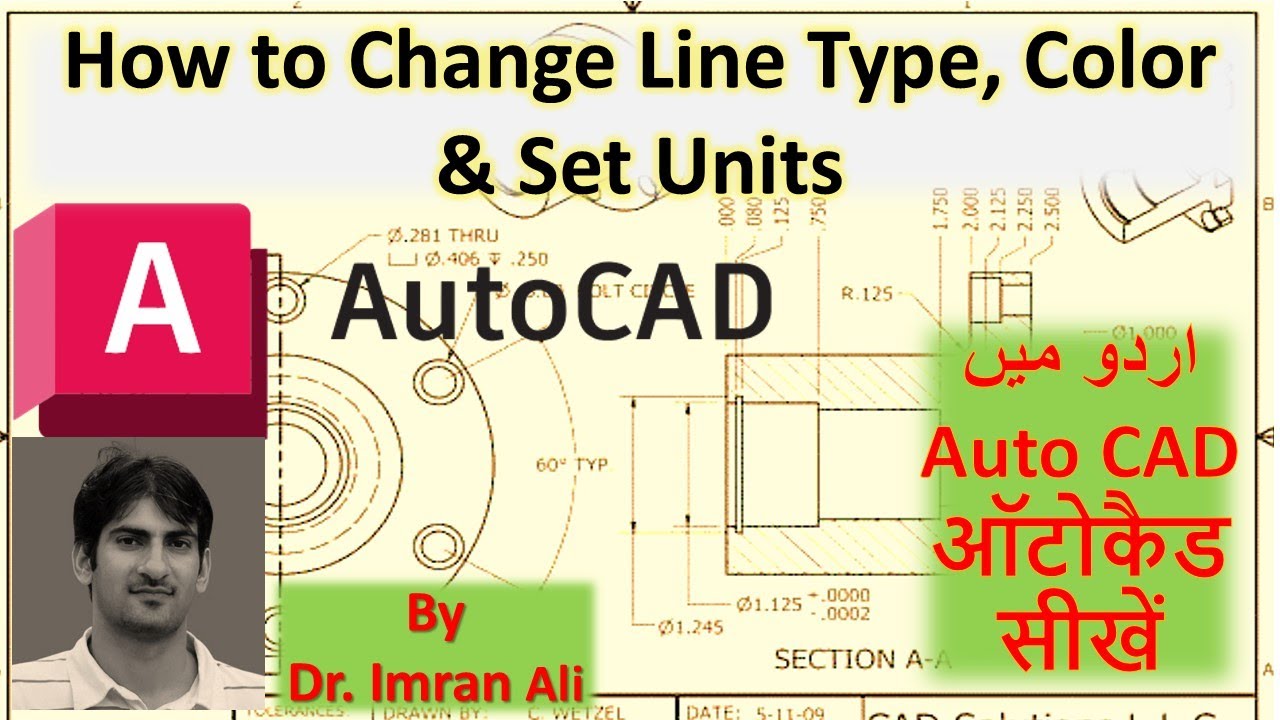 Video 2: Set Units in AutoCAD & Change Line type #autocad #drawing # ...