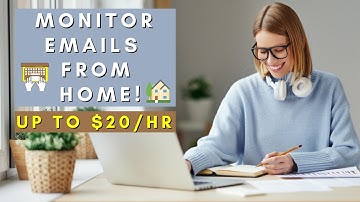 MONITOR EMAILS FROM HOME | REMOTE WORK FROM HOME JOBS 2025