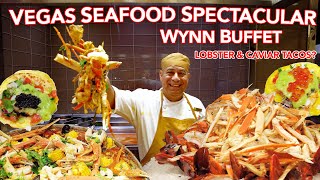 Wynn's $75 Seafood Spectacular Vegas Buffet | Lobster & Caviar Tacos?!?