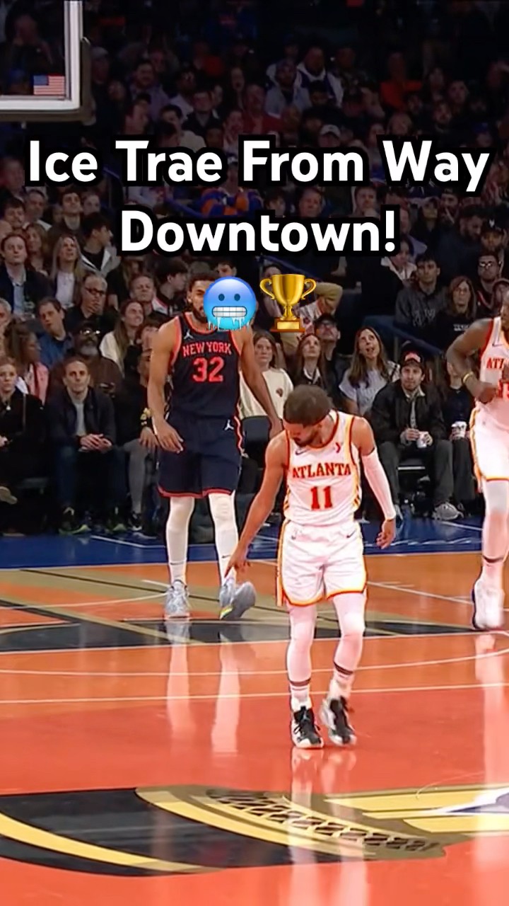 Trae Young lets MSG know where he hits the 3 from! ??|#Shorts