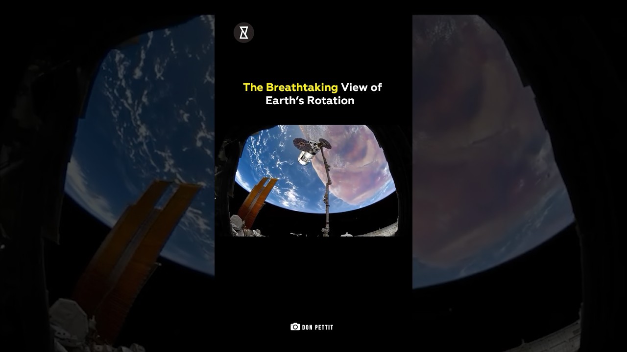 The Breathtaking Spin of Earth from Space 