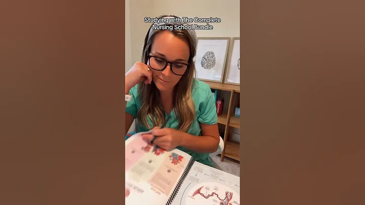 Studying w/ Textbook vs. Bundle #shorts #nursingnotes #cpr  #nursingschool #nurseinthemaking