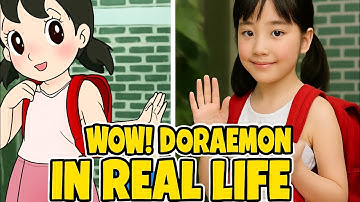 If Doraemon Was Real 😱 | AI Live Action Transformation #cartoon #doraemon #fpyシ #love #anime #yt 