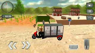 Indian Auto Rickshaw Offroad Mountain Driving - City Tuk Tuk Driver Simulator - Android GamePlay screenshot 4