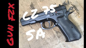 CZ 75 B SA Single Action  -  Intro  to  Competition