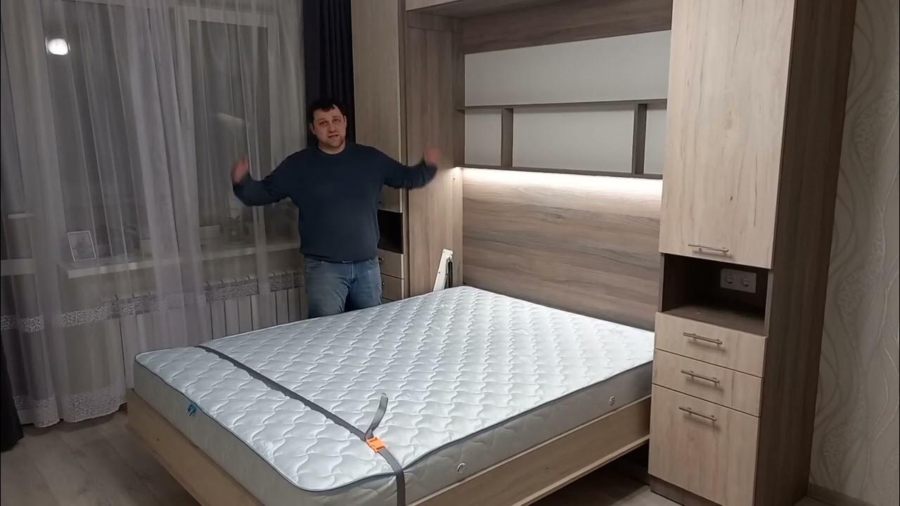 Мебель-трансформер. Шкаф-кровать. Трансформер мебели. - YouTube